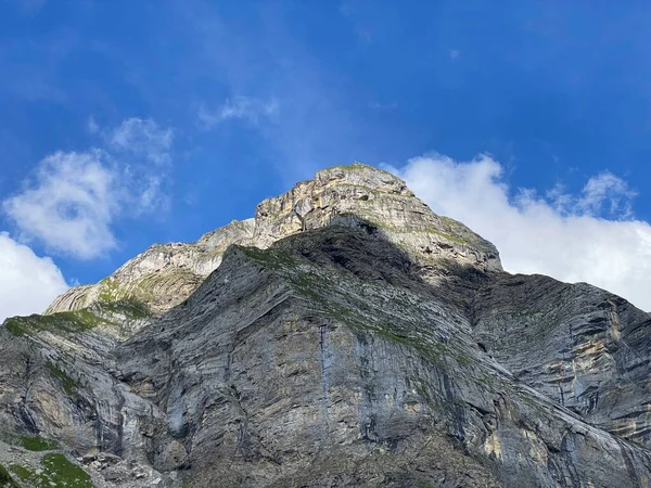 Alpin Topp Haupt Eller Bruenighaupt Oder Brunighaupt Bergsmassivet Uri Alperna — Stockfoto