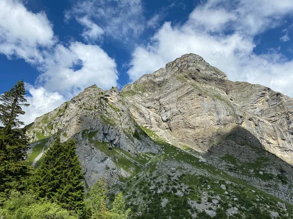 Alpin Topp Haupt Eller Bruenighaupt Oder Brunighaupt Bergsmassivet Uri Alperna — Stockfoto