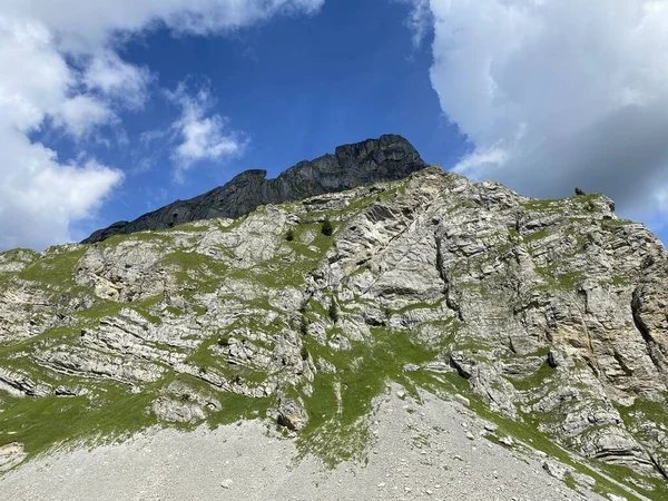 Alpine Peak Haupt Bruenighaupt Oder Brunighaupt Uri Alps Mountain Massif — Stock Photo, Image