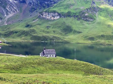 Melchsee Chapel, Melchsee-Kapelle, Frutt-Kapelle veya Kapelle am Melchsee, Melchtal - Obwald Kantonu, İsviçre (Kanton Obwalden, Schweiz)