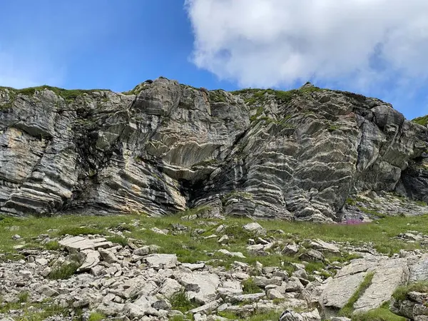 Alp Dağları Ndaki Melchsee Melch Gölü Tannensee Tannen Gölü Dağları — Stok fotoğraf