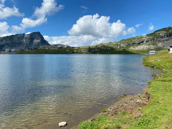 Lac Alpin Melchsee Lac Melch Dans Massif Des Alpes Uri — Photo