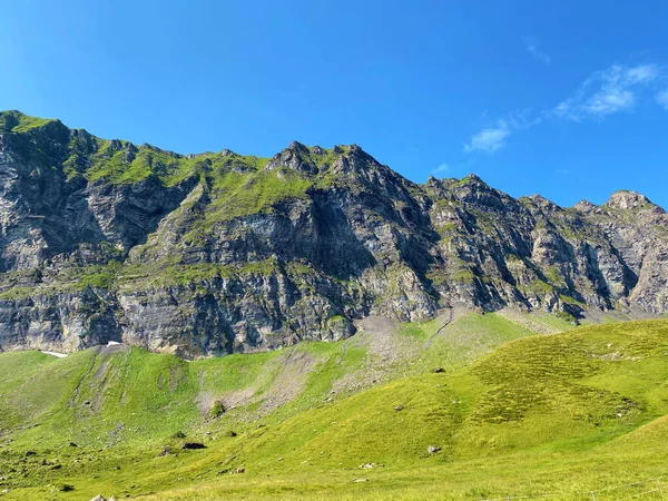 Alpentop Fulenberg Boven Het Melchsee Meer Melch Meer Het Uri — Stockfoto