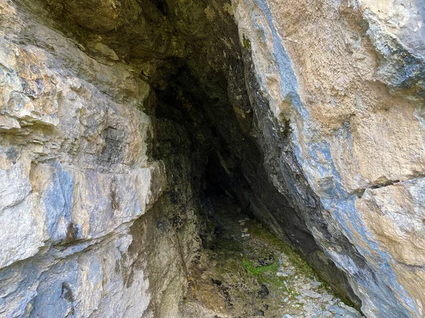 Βράχοι Και Πέτρες Στην Ελβετική Οροσειρά Uri Alps Melchtal Καντόνιο — Φωτογραφία Αρχείου