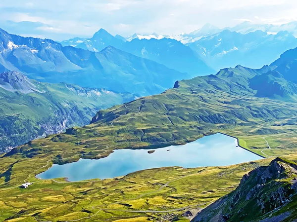 Lac Alpin Tannensee Lac Tannen Dans Massif Montagneux Des Alpes — Photo