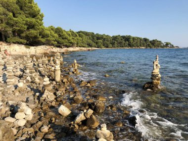 Altın Burun Parkı Zlatni rt, Rovinj (Rovigno) - Istria, Hırvatistan / Park suma Zlatni rt (Punta corrente), Rovinj - Istra, Hrvatska / Waldpark Zlatni rt, Kroatien