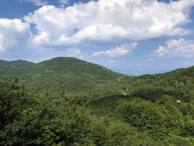 Ucka Doğa Parkı, Hırvatistan / Cudesne panorame na sume i pasnjake sa vidikovaca u parku, Ucka, Hrvatska parkının gözcülerinden oluşan muhteşem bir panorama