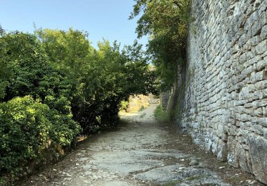 Ortaçağ Dvigrad (Duecastelli, Docastelli), Kanfanar - Istria, Hırvatistan - Ruevine starog srednjovekovnog grada Dvigrada ili stari grad Dvigrad (Moncastello i Castel Parentino)