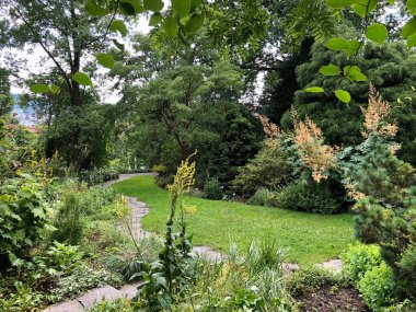Botanik Bahçesi St. Gallen veya Der Botanische Bahçesi St. Gallen (Sankt Gallen 'deki Botanik Bahçesi), İsviçre / Schweiz