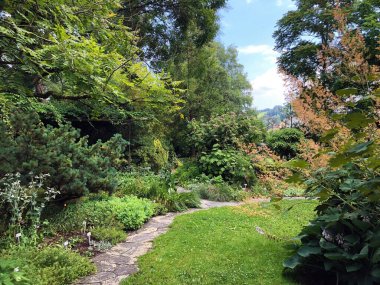 Botanik Bahçesi St. Gallen veya Der Botanische Bahçesi St. Gallen (Sankt Gallen 'deki Botanik Bahçesi), İsviçre / Schweiz