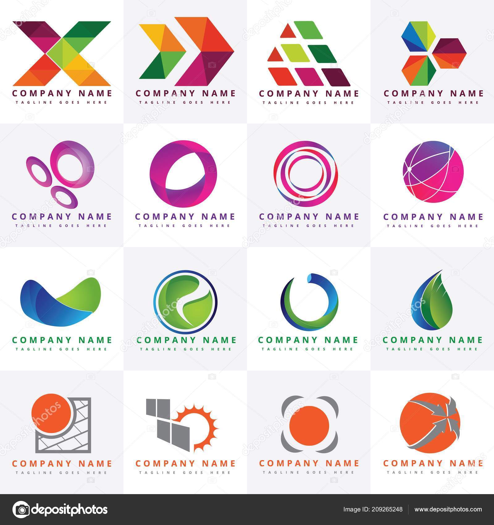 Most Beautiful Corporate Logo Design Inspiration Vector Image By C Okanmawon Vector Stock