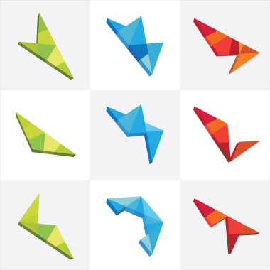 Yaratıcı geometrik biçim, tam vektör dosyası ile değiştirilmesi kolay olan ilham tasarımı yapar.