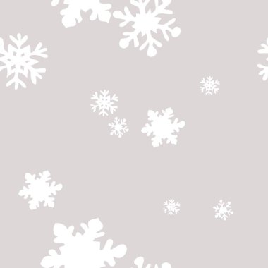 Kış dantel kar taneleri, koyu arka plan, dikişsiz tatil desen, vektör