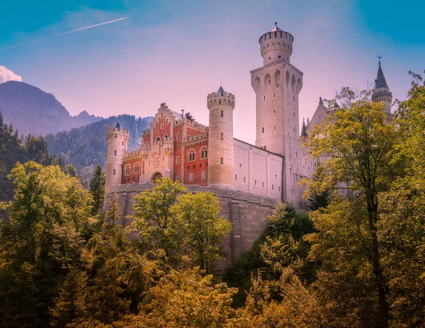 Août 2020 Schwangau Allemagne Entrée Château Neuschwanstein — Photo