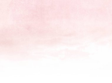 Suluboya arka plan gradyan - soluk pembe renk solma beyaz yumuşak pastel gökyüzü doku
