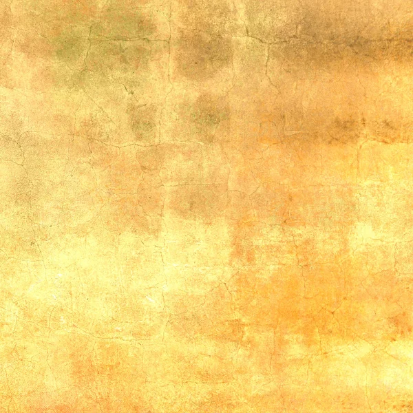 Textura Pared Fondo Grunge Amarillo Con Grietas — Foto de Stock