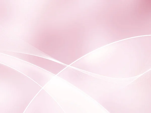 抽象柔和的粉红色背景与曲线 — 图库照片#