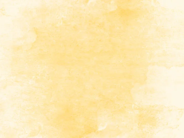 柔らかい黄色の水彩背景 抽象的なパステル カラー テクスチャ — ストック写真