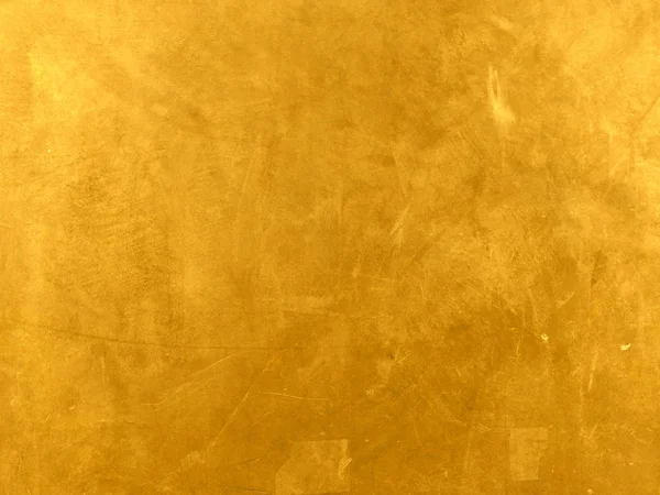 Gold polished metal background with grunge texture — Stock Photo, Image