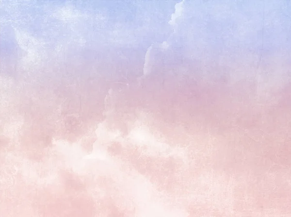 Abstrakter Retro Himmel Hintergrund Pastellrosa Lila Aquarellen — Stockfoto