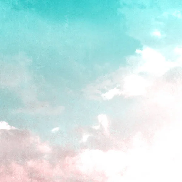 Vintage Himmel Hintergrund Pastellfarbenen Aquarellen — Stockfoto