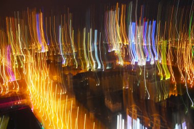 oldukça parlak bir ışık ışıkları soyut arka plan