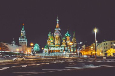 solma ışık gece moskova kremlin