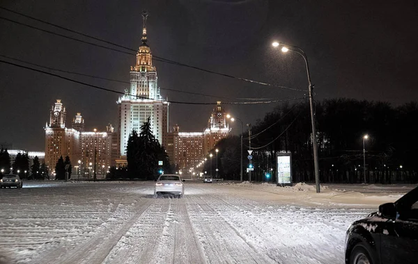 퇴색하는 러시아의 도시의 — 스톡 사진