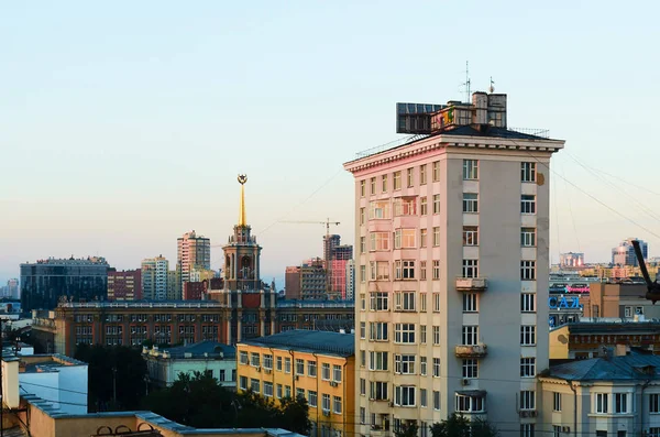 Budovy Hongkongu Jasném Světle — Stock fotografie