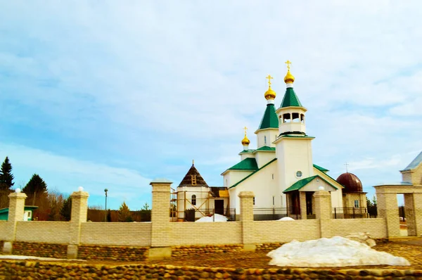 Церква Росії Загасання Світла — стокове фото