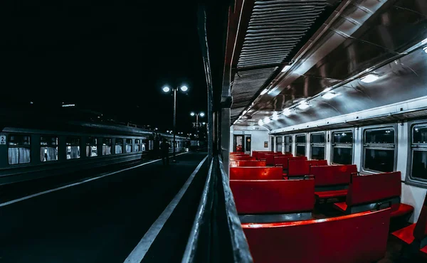 Train Station Fading Light — Stock Photo, Image