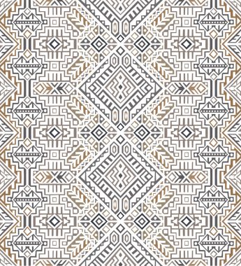 Yaratıcı etnik tarzı vektör Seamless modeli