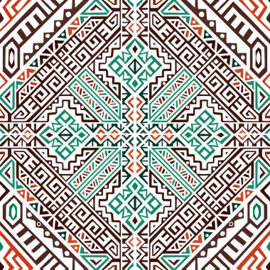 Yaratıcı etnik tarzı vektör Seamless modeli