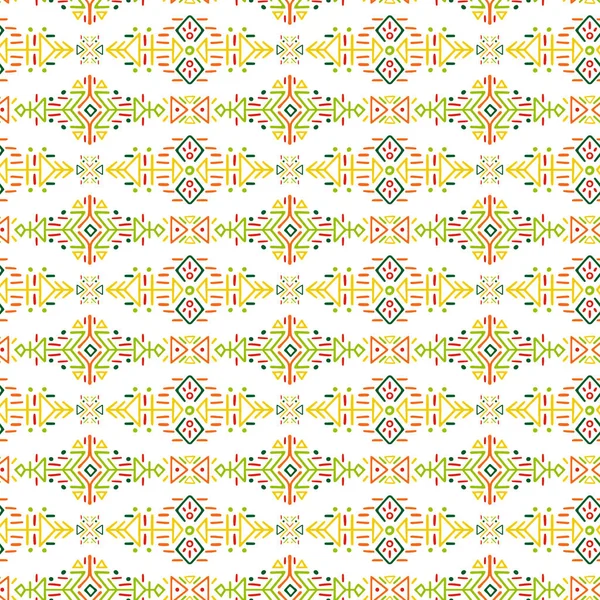Vektor Nahtlose Muster Ethnischen Stil Kreative Stammesornament Perfekt Für Textildesign — Stockvektor