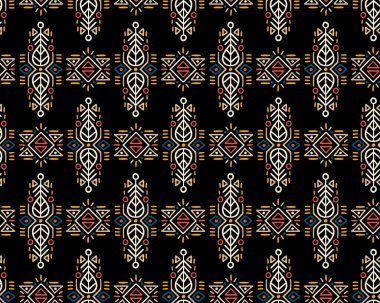 Etnik stil vektör Seamless Modeli