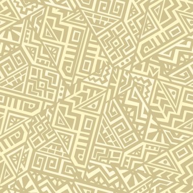 Popüler etnik tarzda oluşturulan geometrik Dikişsiz desen. Benzersiz boho kiremit. Tekstil tasarımı, ambalaj kağıdı, duvar kağıdı, site arka zemin ve ekranlar için mükemmel.