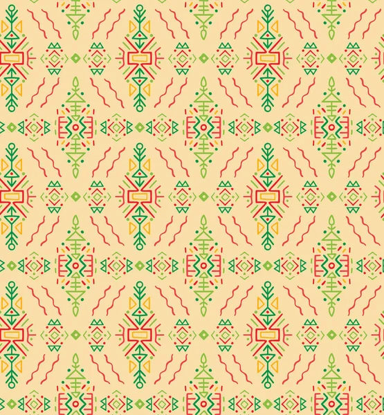 Vektor Nahtlose Muster Ethnischen Stil Kreative Stammesornament Perfekt Für Textildesign — Stockvektor