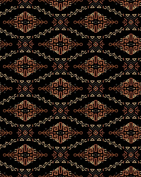 Etnikai stílusú vektor Seamless Pattern — Stock Vector