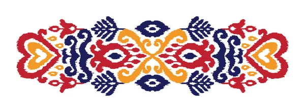 Ikat süs etnik vektör Illüstrasyon