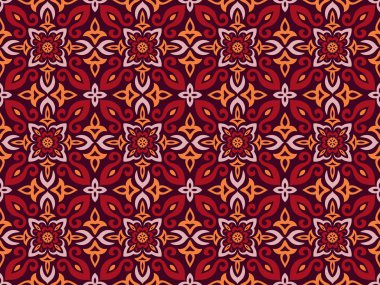 Azulejos Döşeme Vektörü Kusursuz Desen