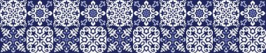 Azulejos Döşeme Vektörü Kusursuz Desen