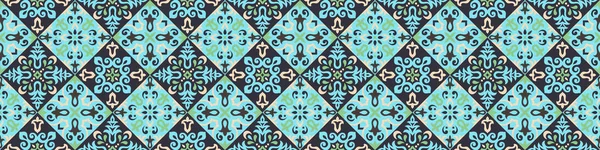 Azulejos Tile Vector padrão sem costura —  Vetores de Stock