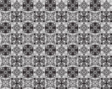 Azulejos Döşeme Vektörü Kusursuz Desen