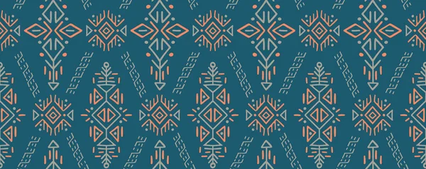 Afrikai etnikai stílusú vektor Seamless Pattern — Stock Vector