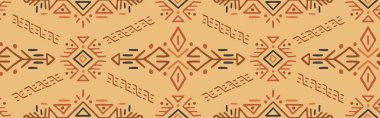Afrika etnik stil vektör Seamless Modeli