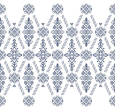 Afrika etnik stil vektör şerit süsleme