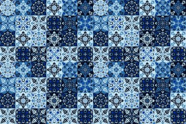 Azulejos Döşeme Vektörü Kusursuz Desen