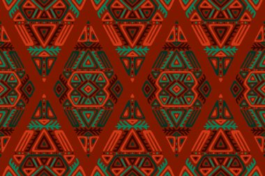 Afrika etnik stil vektör Seamless Modeli