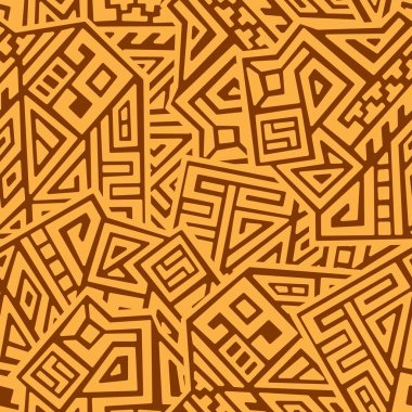 Yaratıcı geometrik vektör Dikişsiz desen