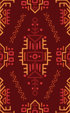 Afrika etnik stil vektör Seamless Modeli